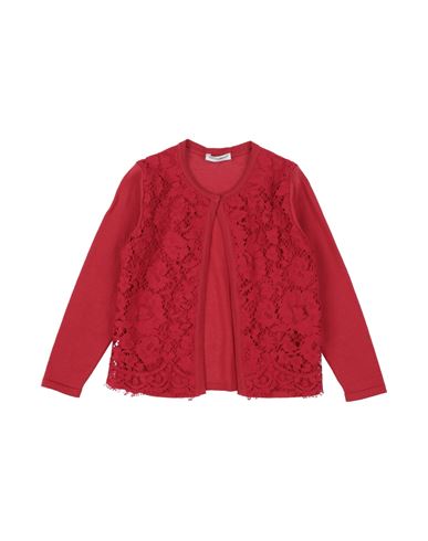 Dolce & Gabbana Babies'  Toddler Girl Cardigan Red Size 4 Cotton, Viscose, Polyamide