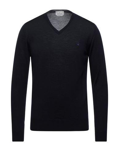 Man Sweater Midnight blue Size 38 Cotton, Polyamide