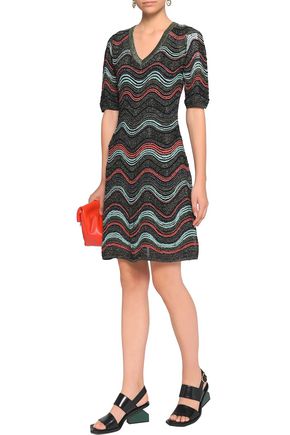 Metallic Crochet Knit Midi Dress M Missoni Up To 70 Off M Missoni Metallic Crochet Knit Midi Dress
