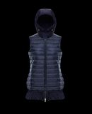 MONCLER WAISTCOAT - Lined sweatshirts - women