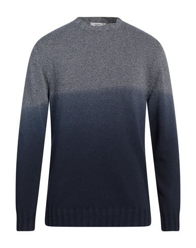 Alpha Studio Man Sweater Blue Size 44 Cotton