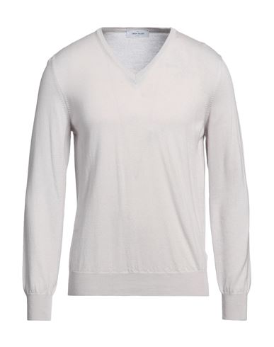 Shop La Fileria Man Sweater Light Grey Size 46 Virgin Wool