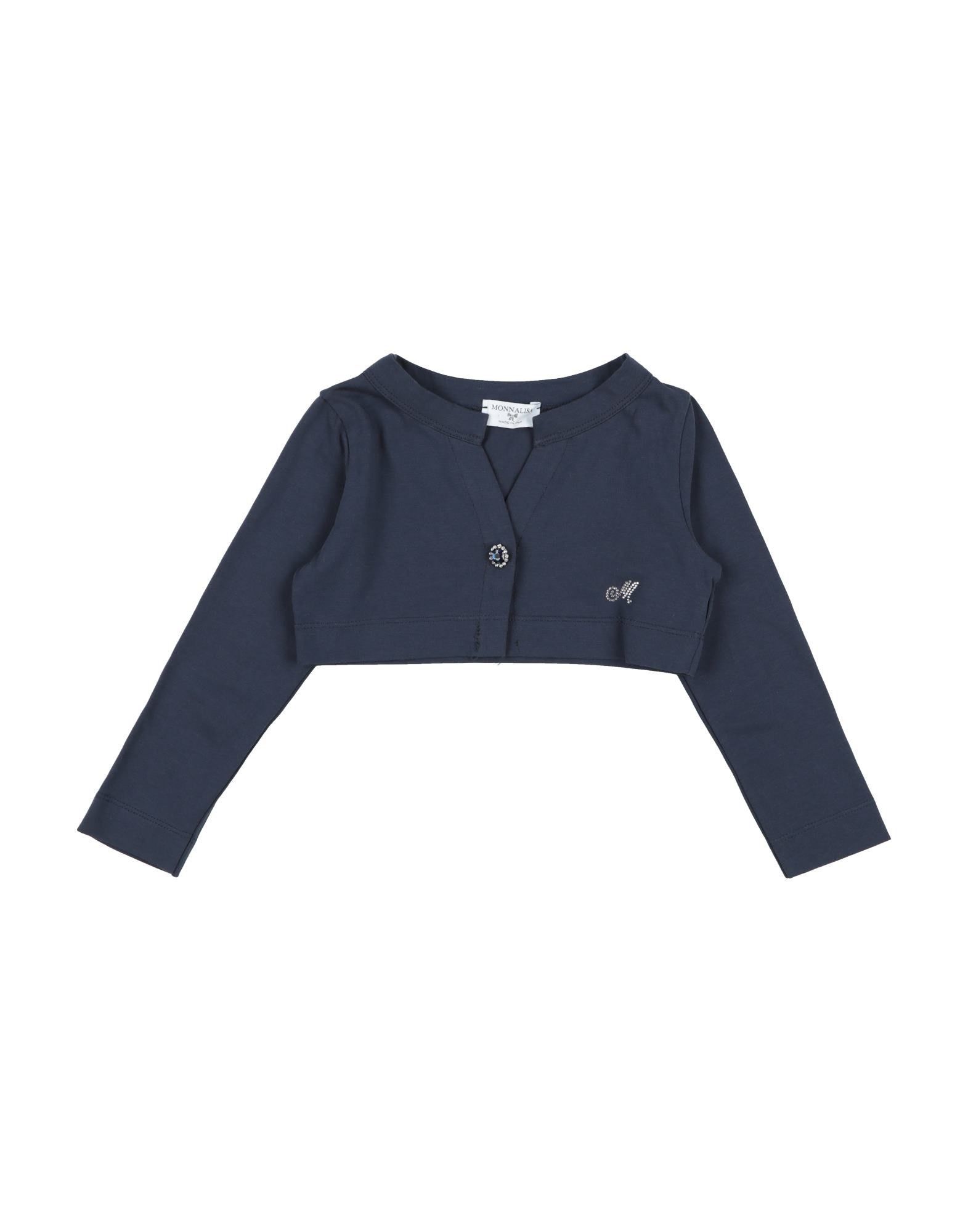 Monnalisa Kids' Wrap Cardigans In Blue