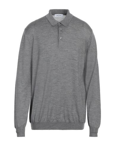 Shop Gran Sasso Man Sweater Grey Size 50 Wool, Silk