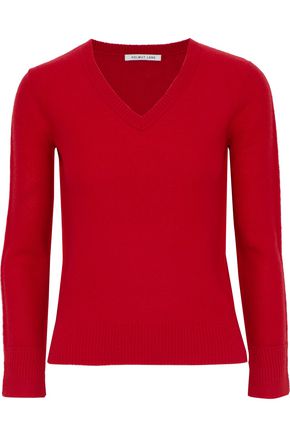 HELMUT LANG WOMAN WOOL AND CASHMERE-BLEND SWEATER RED,US 14693524283099844