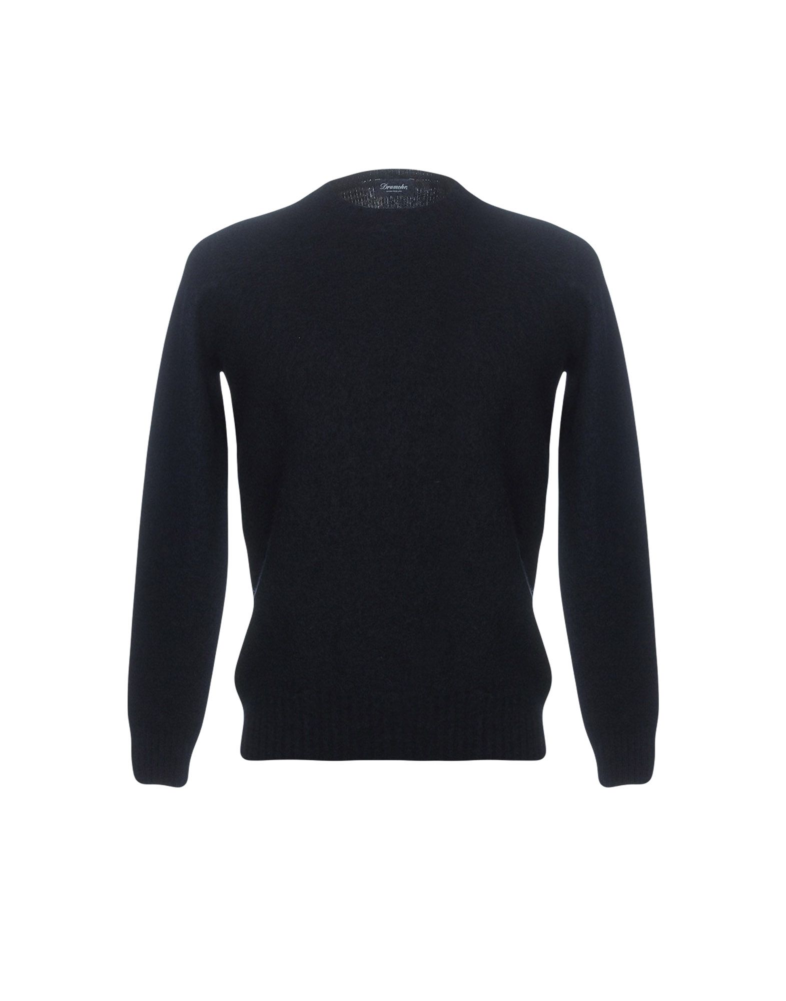 DRUMOHR DRUMOHR MAN SWEATER MIDNIGHT BLUE SIZE 40 LAMBSWOOL,39847916JW 5