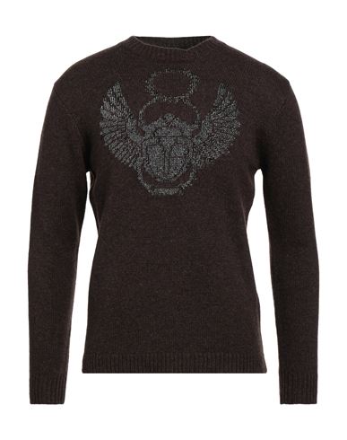 Frankie Morello Man Sweater Black Size XXL Wool, Nylon
