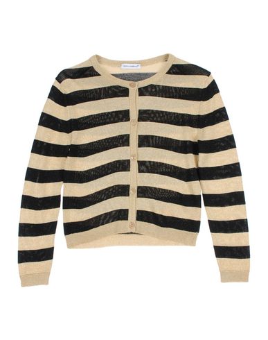 Dolce & Gabbana Toddler Girl Cardigan Gold Size 3 Viscose, Polyester In Gold