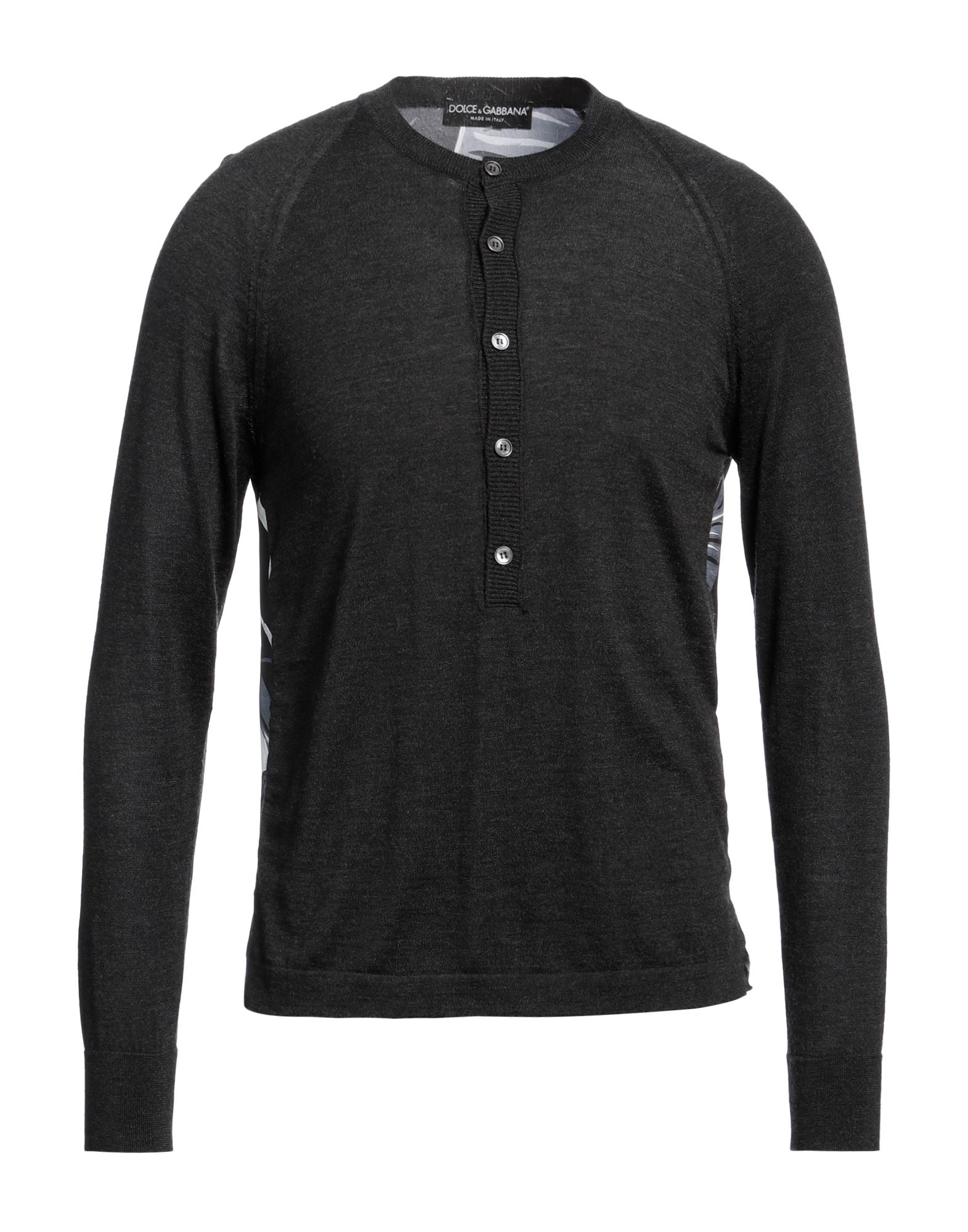 DOLCE & GABBANA DOLCE & GABBANA MAN jumper STEEL GREY SIZE 34 CASHMERE, SILK,39857633FM 6