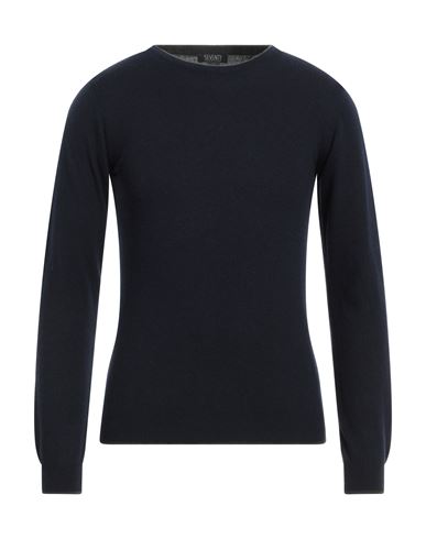 Seventy Sergio Tegon Man Sweater Midnight Blue Size S Wool, Viscose, Polyamide, Cashmere