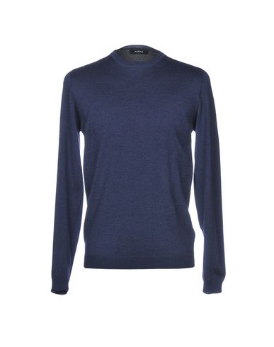 Alpha Studio Man Sweater Slate blue Size 44 Merino Wool