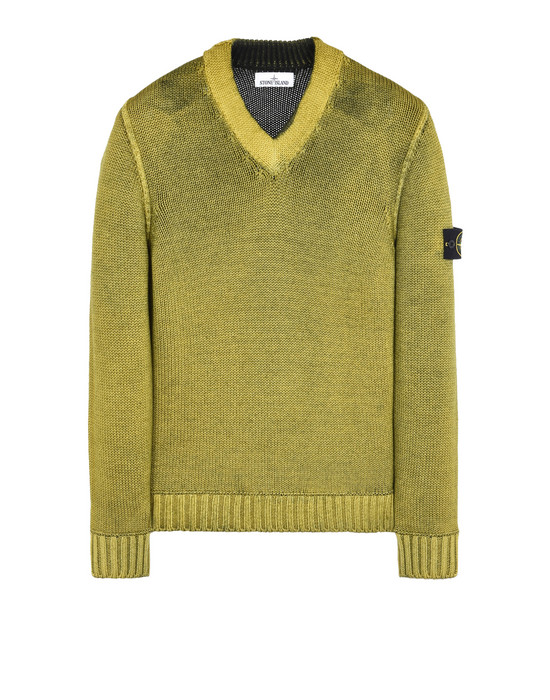 39861841uo - SWEATERS STONE ISLAND Sweater 592A8 FAST DYE + AIR BRUSH STONE ISLAND - 0