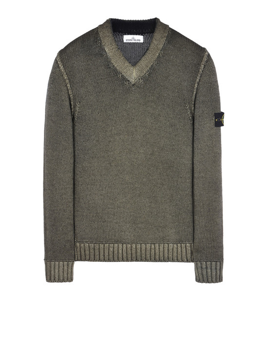 39861942od - ТРИКОТАЖ STONE ISLAND Свитер 592A8 FAST DYE + AIR BRUSH STONE ISLAND - 0