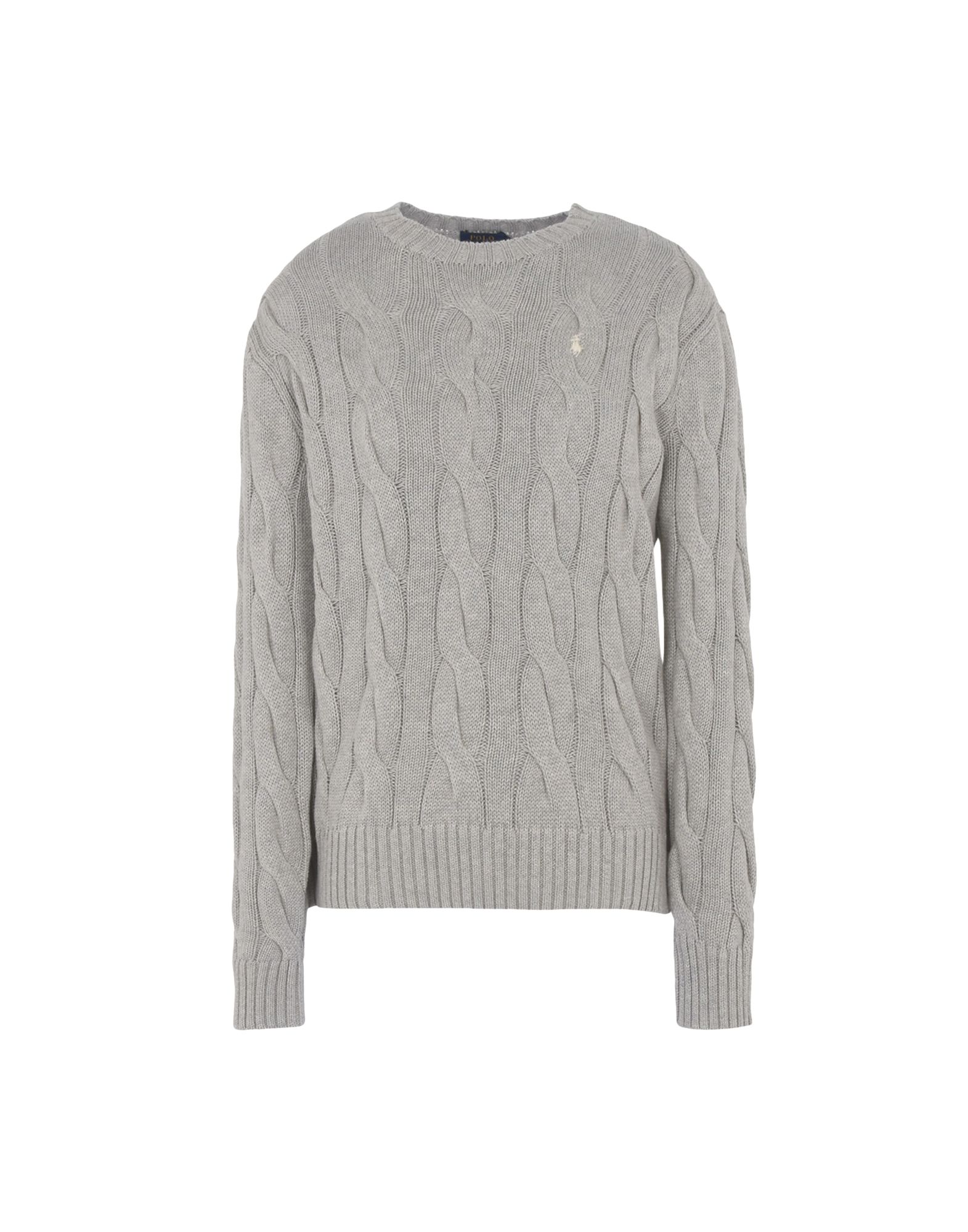 《送料無料》POLO RALPH LAUREN レディース プルオーバー ライトグレー XS コットン 100% Boxy Cable Cotton Sweater