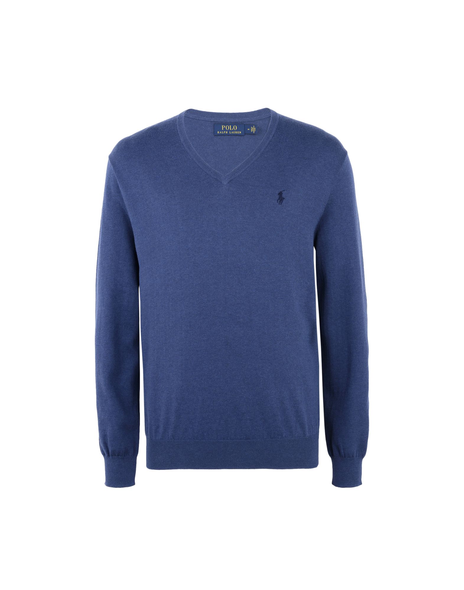 《送料無料》POLO RALPH LAUREN メンズ プルオーバー ブルーグレー S コットン 100% Pima Cotton Sweater