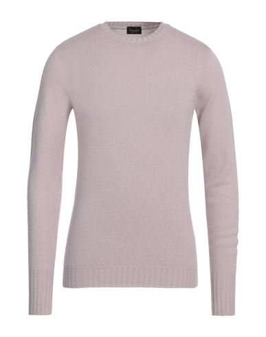 Drumohr Man Sweater Light Pink Size 42 Cashmere