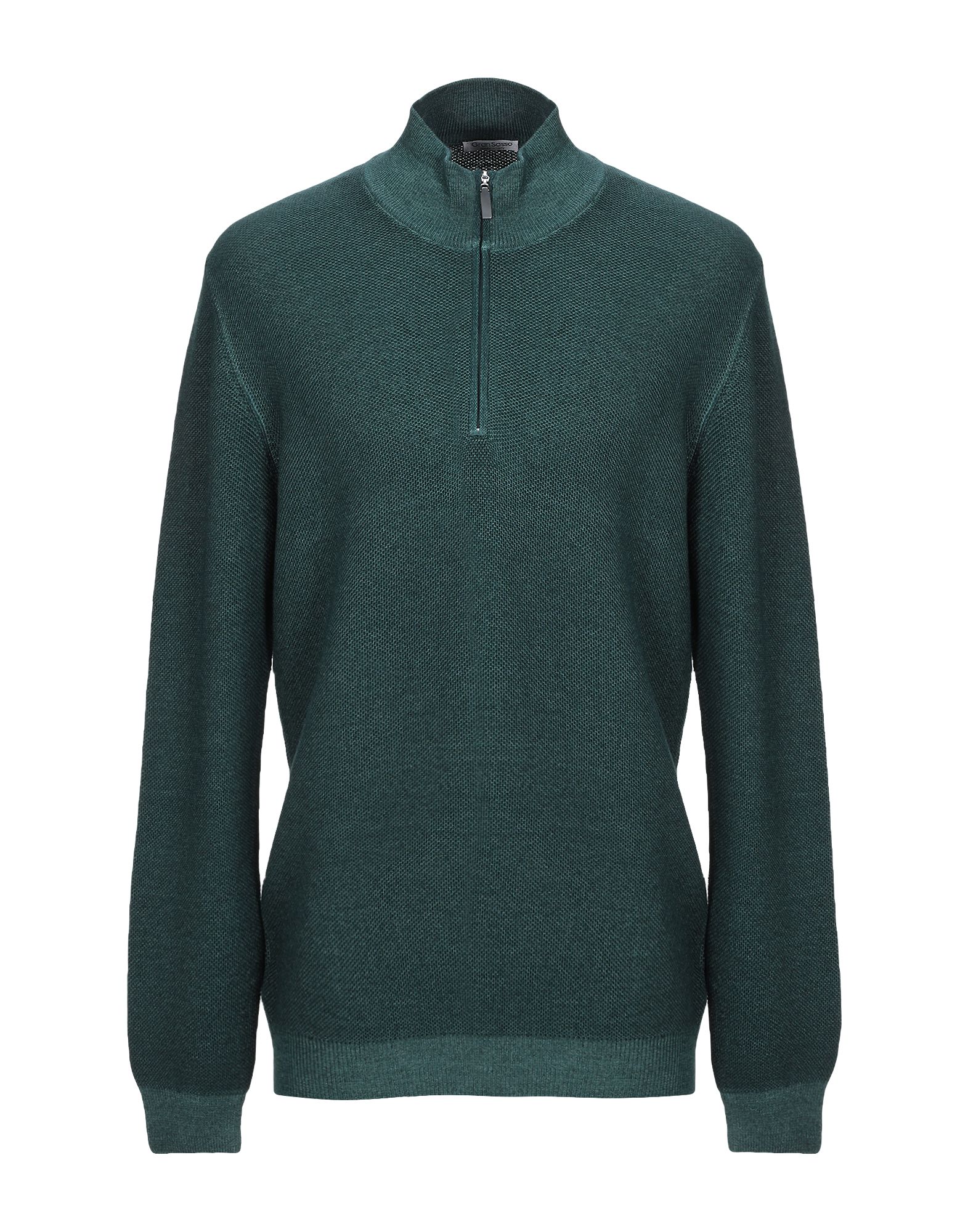 Gran Sasso Sweater With Zip In Green