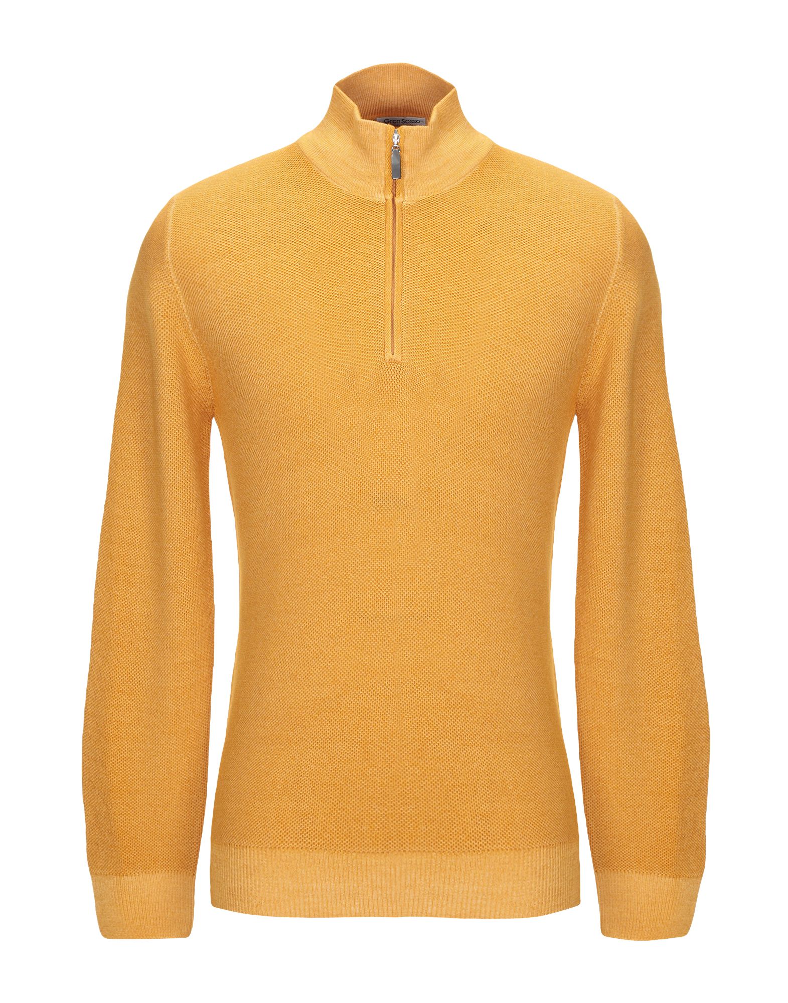 Gran Sasso Sweater With Zip In Yellow