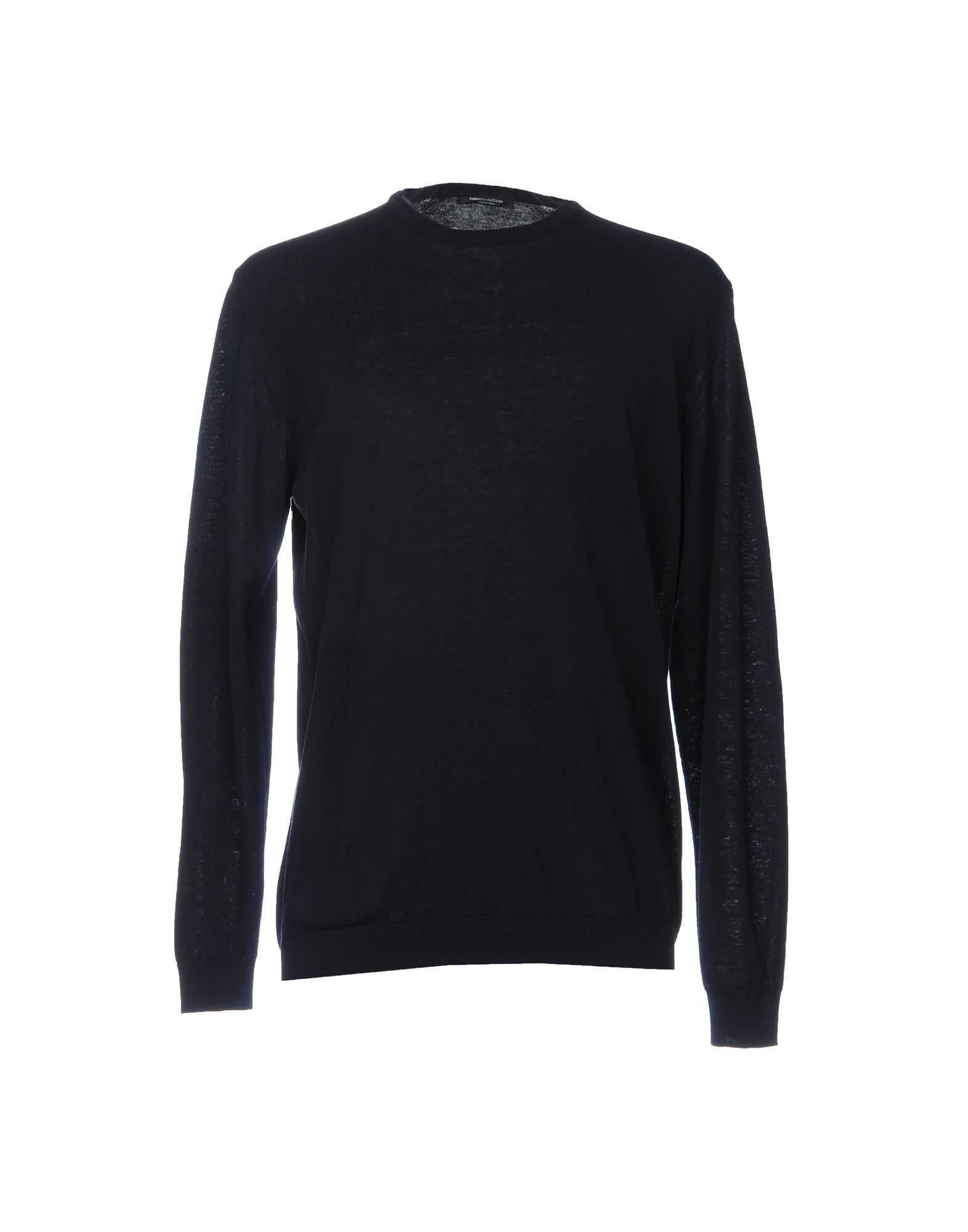 Roberto Collina Round Neck Long-sleeved Sweater In Black