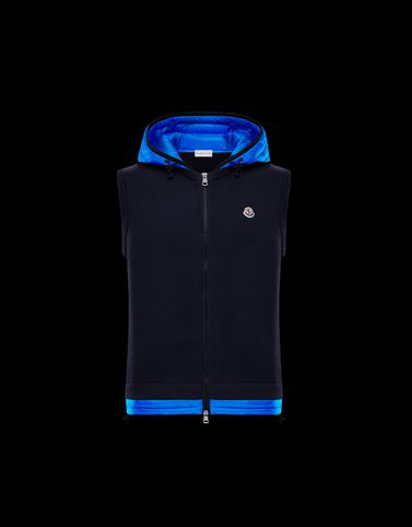 MONCLER WAISTCOAT - Lined jumpers - men