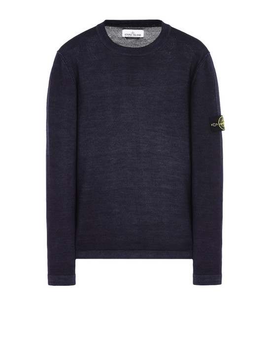 39883158ls - KNITWEAR STONE ISLAND Sweater 571A8 FAST DYE + AIR BRUSH STONE ISLAND - 0