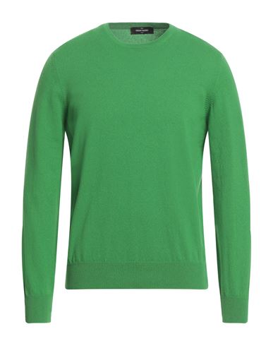 Man Sweater Green Size 40 Cashmere