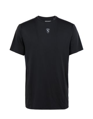 Scuderia Ferrari Online Store - Men's T-shirt in technical fabric - Short Sleeve T-Shirts