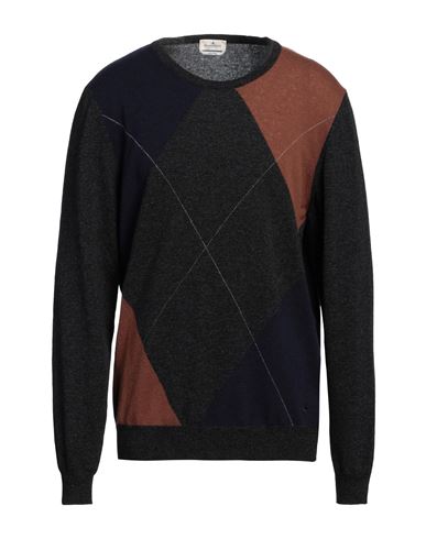 Man Sweater Dark brown Size 36 Wool