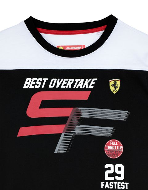 Scuderia Ferrari Online Store - Boys' long-sleeved jersey T-shirt - Long Sleeve T-Shirts