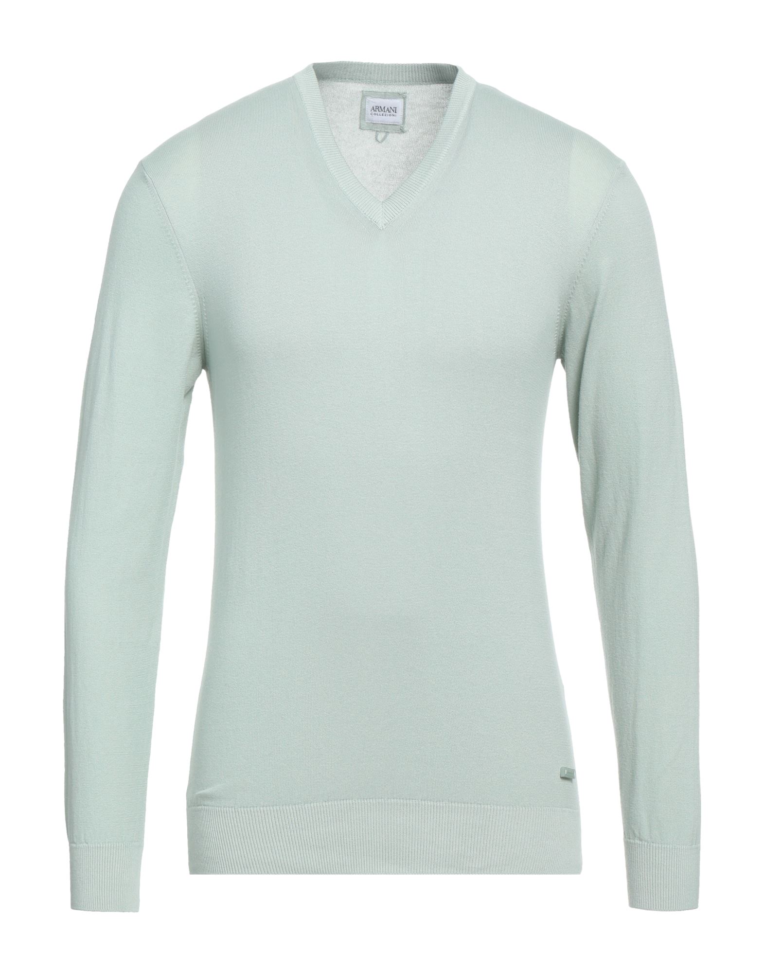 Armani Collezioni Sweaters In Sage Green | ModeSens