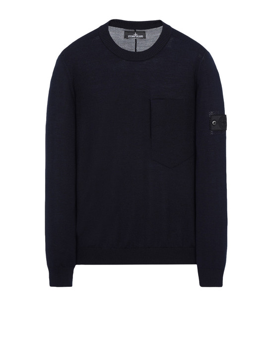 stone island crewneck black