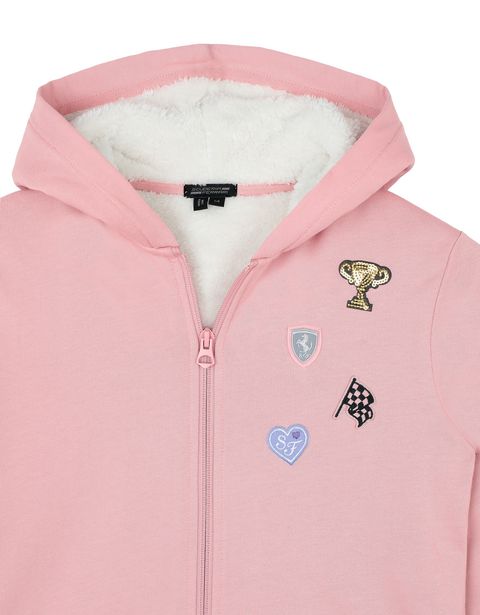 Scuderia Ferrari Online Store - Girls' heavy sweatshirt - Zip Hood Sweaters