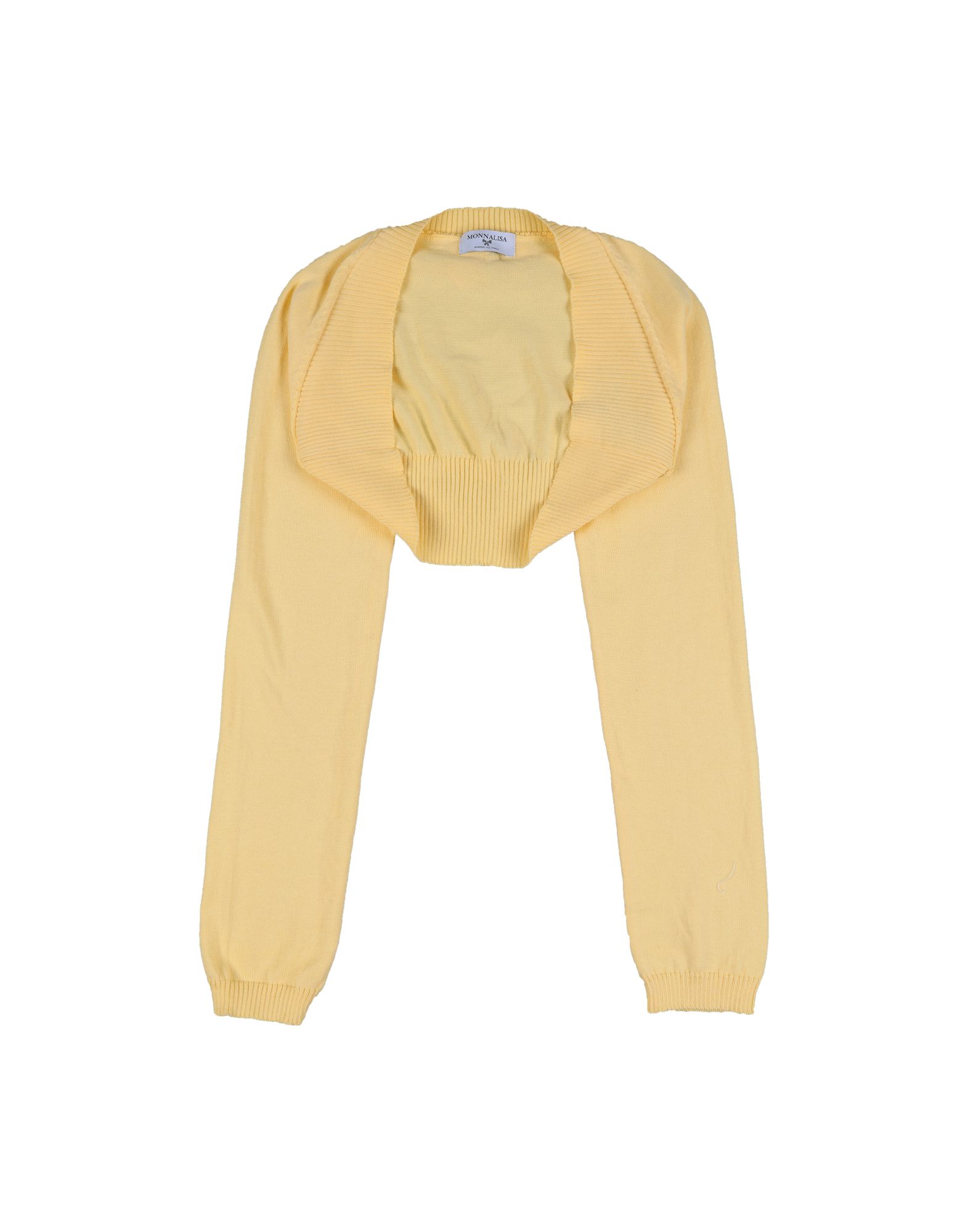 Monnalisa Wrap Cardigans In Yellow