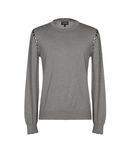 LES HOMMES Herren Pullover Farbe Grau Gr��e 7