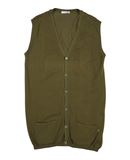 PAOLO PECORA Jungen 9-16 jahre Strickjacke Farbe Milit�rgr�n Gr��e 2