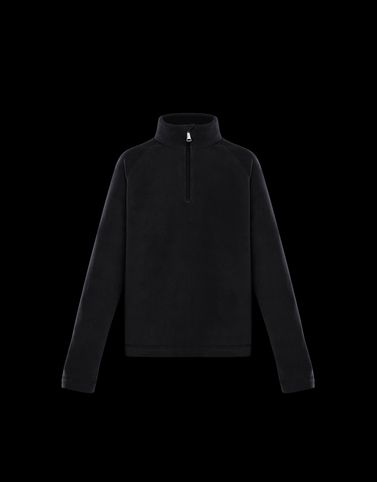 MONCLER ZIPPED MOCK POLO NECK - High necks - men