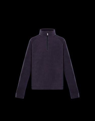 MONCLER ZIPPED MOCK POLO NECK - High necks - men