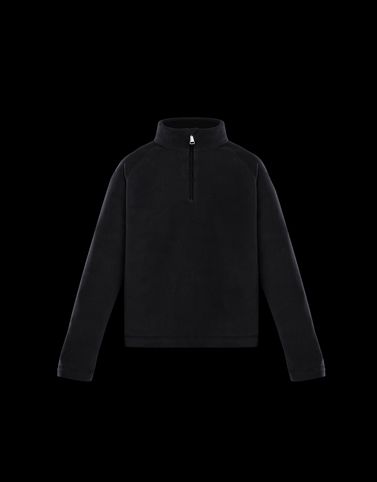MONCLER ZIPPED MOCK POLO NECK - High necks - men