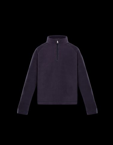 MONCLER ZIPPED MOCK POLO NECK - High necks - men