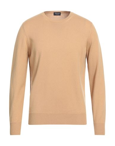 DRUMOHR DRUMOHR MAN SWEATER SAND SIZE 44 CASHMERE