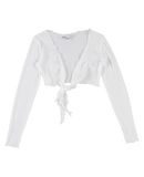 PATRIZIA PEPE M�dchen 3-8 jahre Wickelpullover Farbe Wei� Gr��e 6