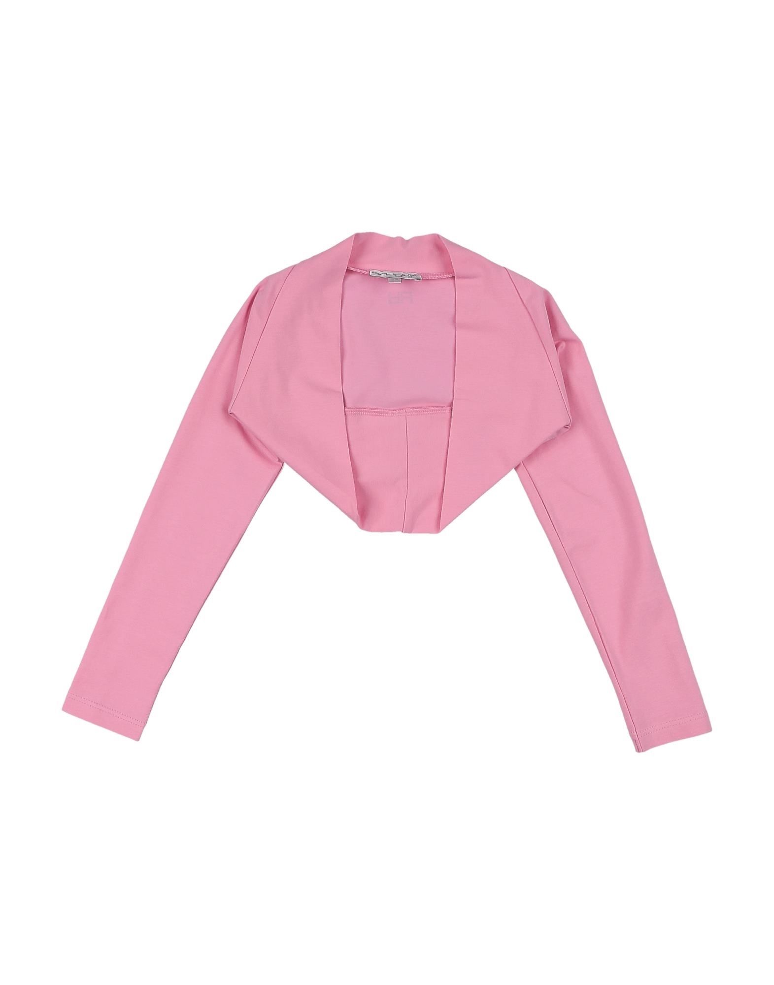 Shop Artigli Girl Toddler Girl Wrap Cardigans Pink Size 7 Cotton, Elastane