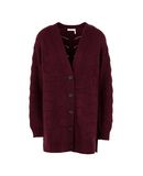 SEE BY CHLO� Damen Strickjacke Farbe Pflaume Gr��e 3