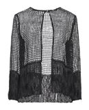 CRISTINAEFFE Damen Strickjacke Farbe Schwarz Gr��e 4