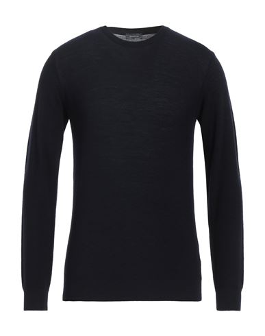 Rossopuro Man Sweater Midnight Blue Size 4 Wool