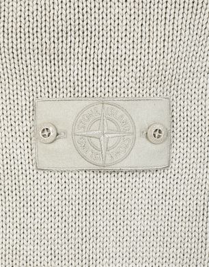 stone island beige badge