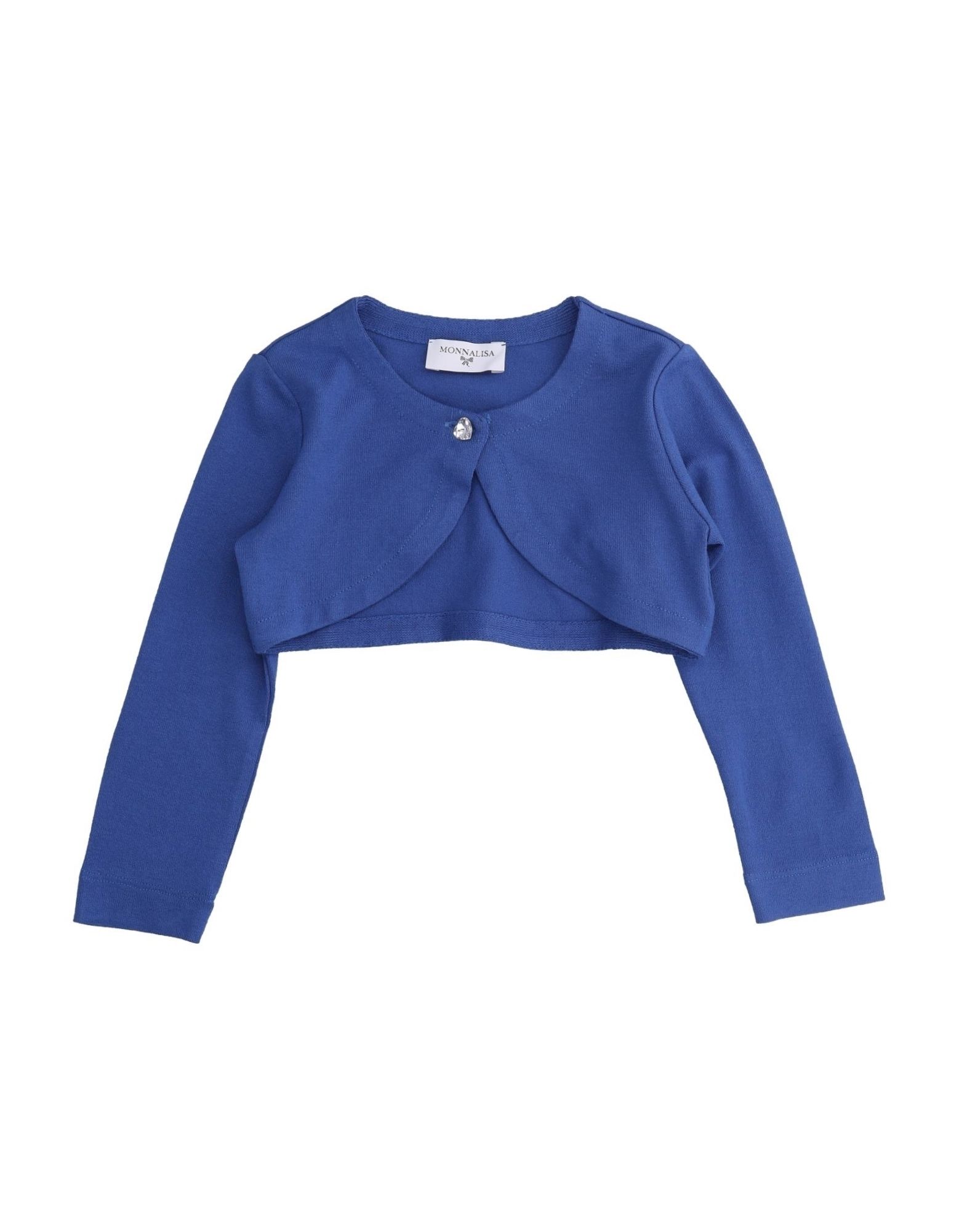 Monnalisa Kids' Wrap Cardigans In Blue