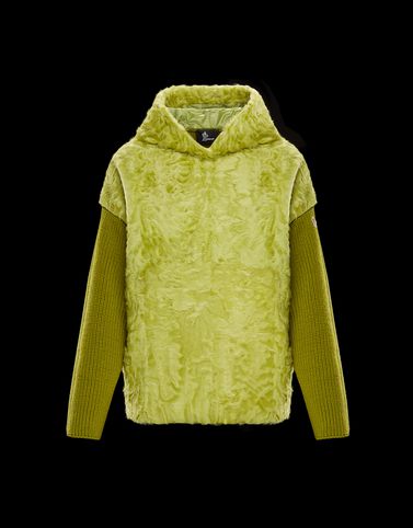 MONCLER PULLOVER MIT PELZBESATZ - Sweaters - damen
