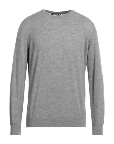 Shop Andrea Fenzi Man Sweater Grey Size 44 Wool