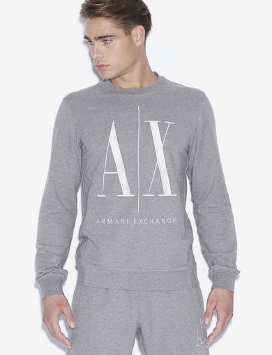 grey armani exchange tracksuit